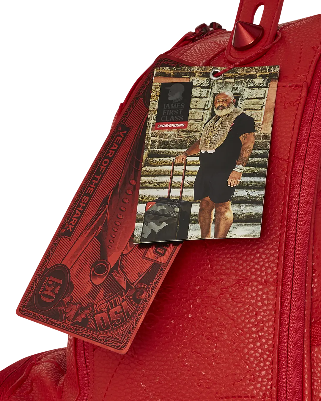 JAMES FIRST CLASS RUBY RED CHATEAU BACKPACK - Image 16
