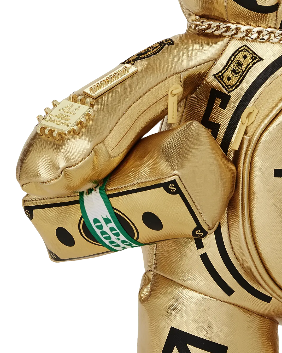 A.I.8 AFRICAN INTELLIGENCE PATH TO THE FUTURE II MEDIUM MONEYBEAR TEDDYBEAR BACKPACK - Image 12