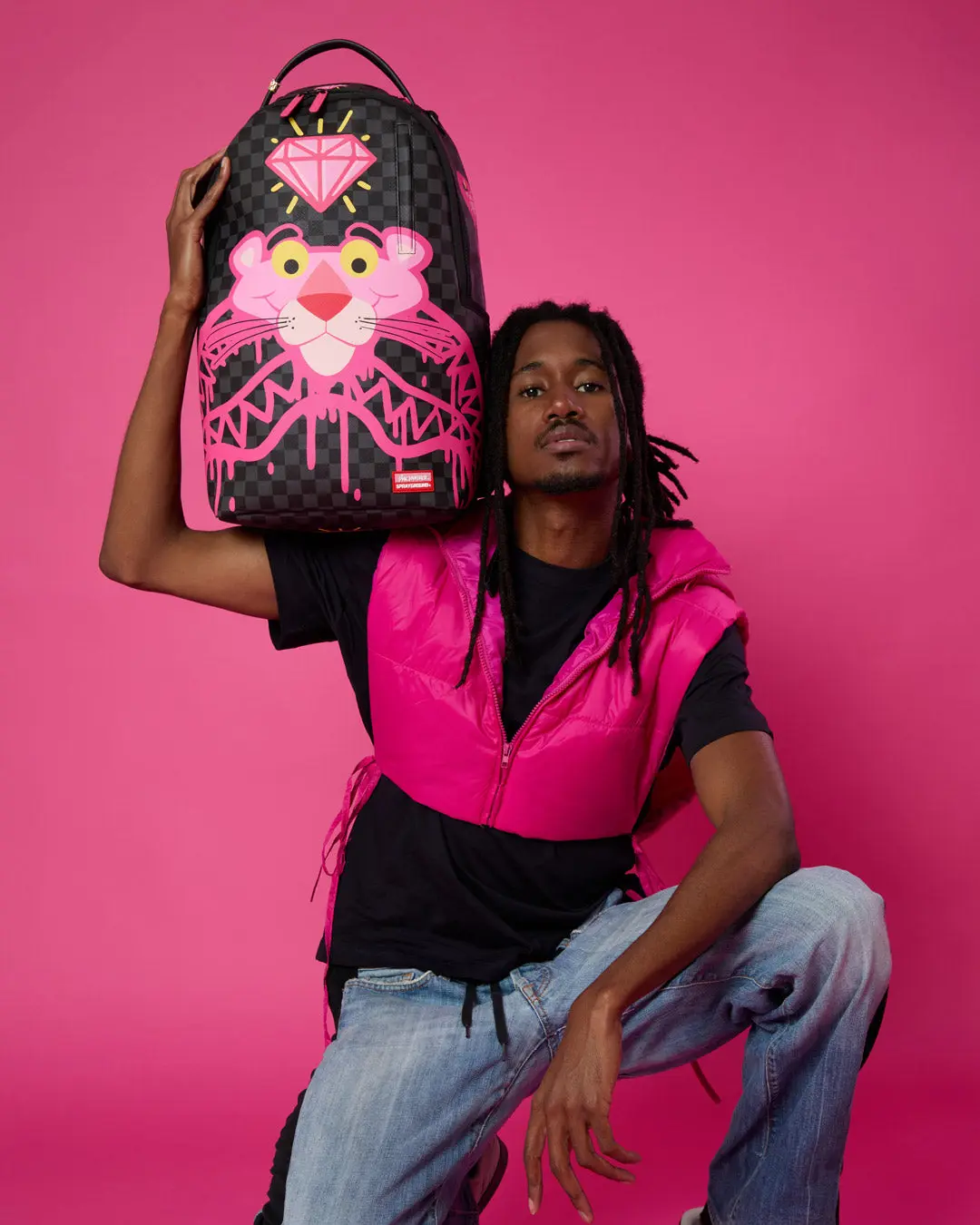 PINK PANTHER DIAMOND SHARK BACKPACK - Image 4