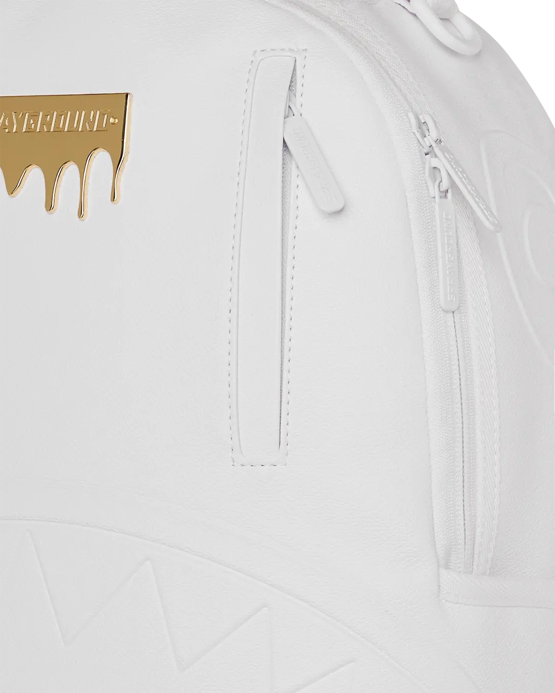 GOLD BRICK LUXE WHITE BACKPACK - Image 10