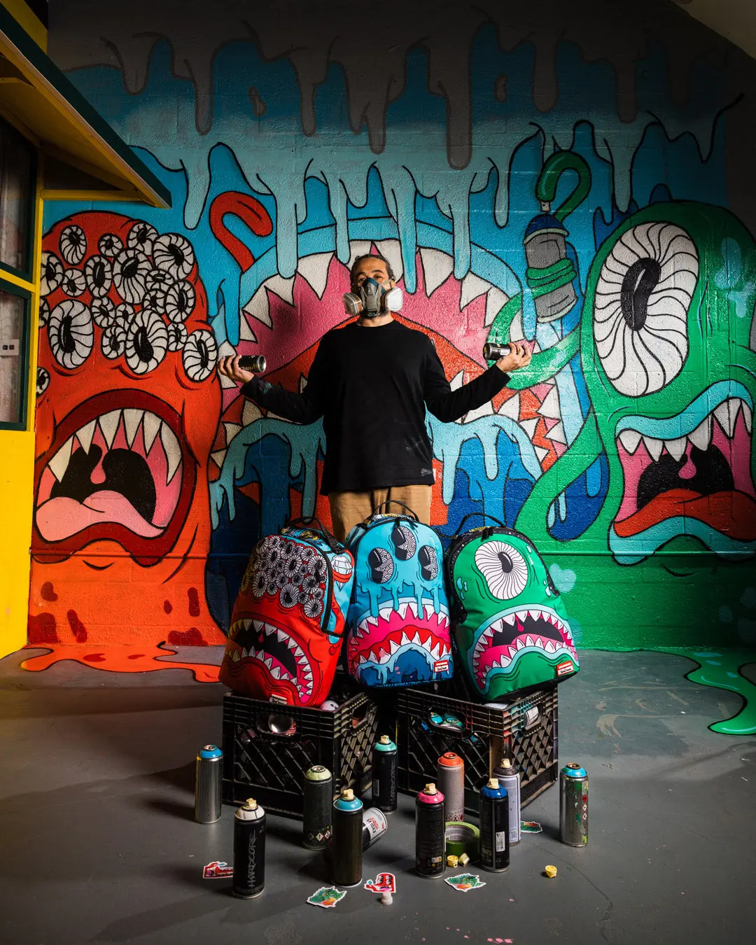JORGE RODRIGUEZ THE ARTIST COLLAB BOB SHARK BACKPACK - Image 4