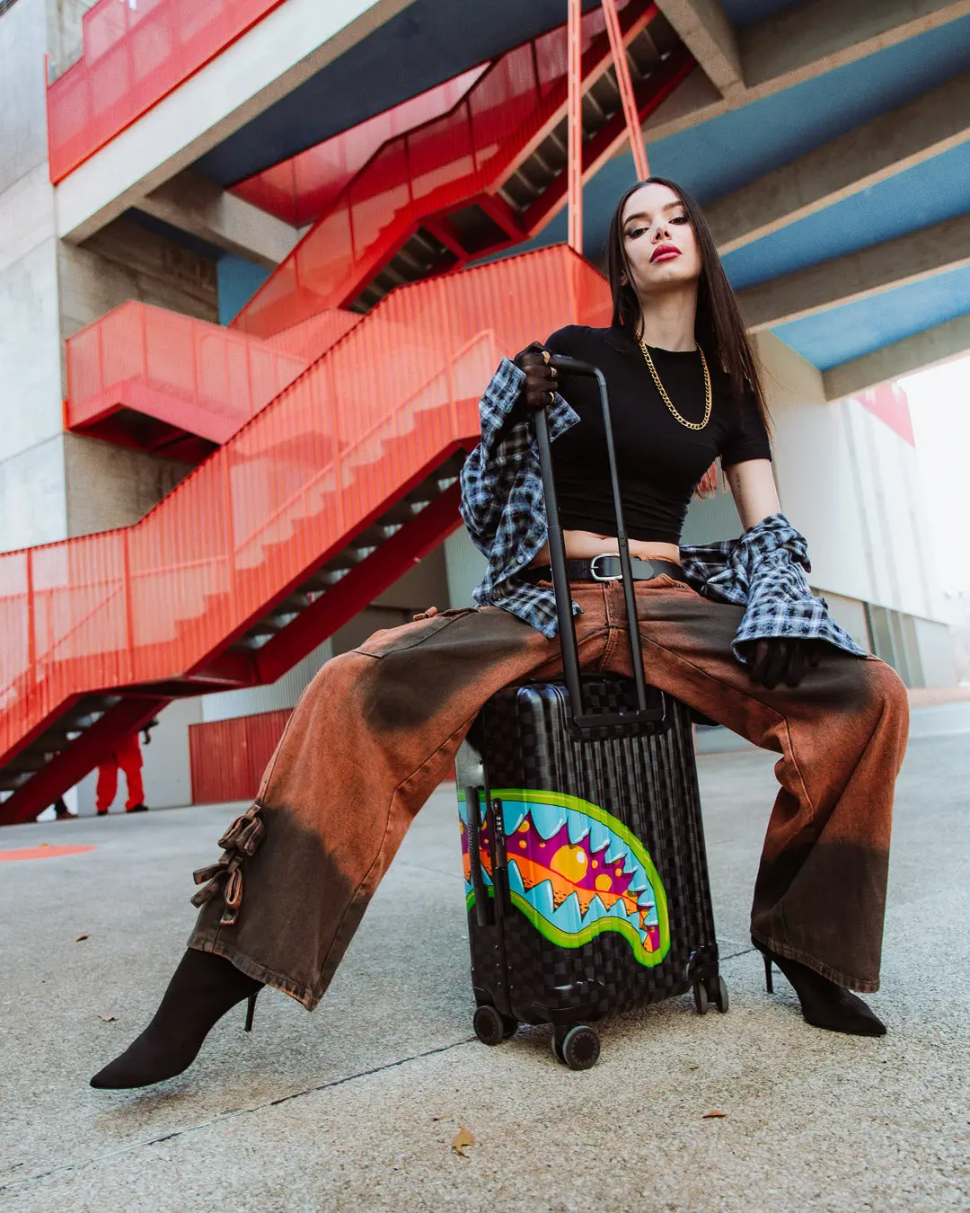 SLIME TAKEOVER HARD SHELL CARRY-ON LUGGAGE - Image 3