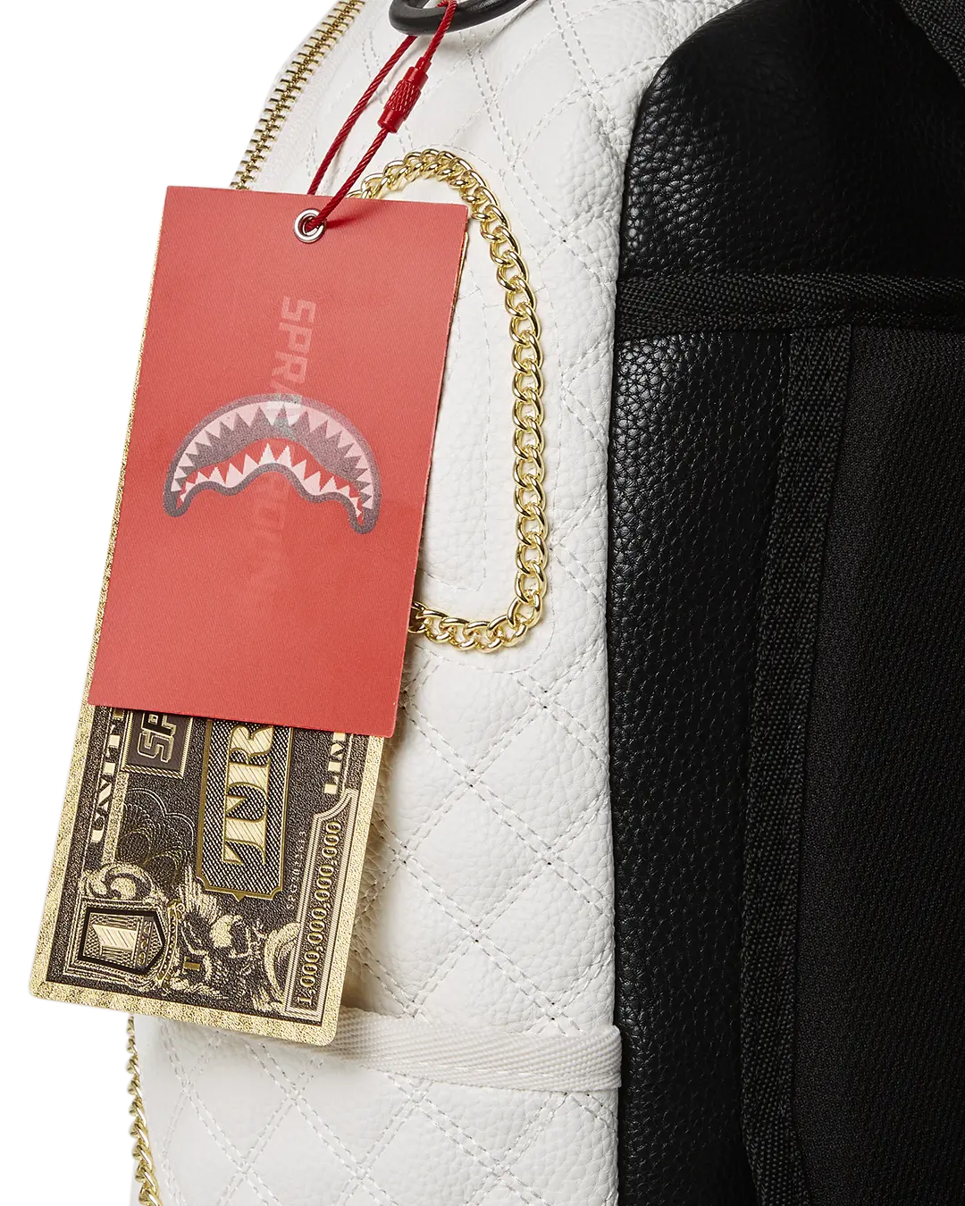 LEVELED UP SPLIT QUILT SHARK BACKPACK (DLXV) - Image 16