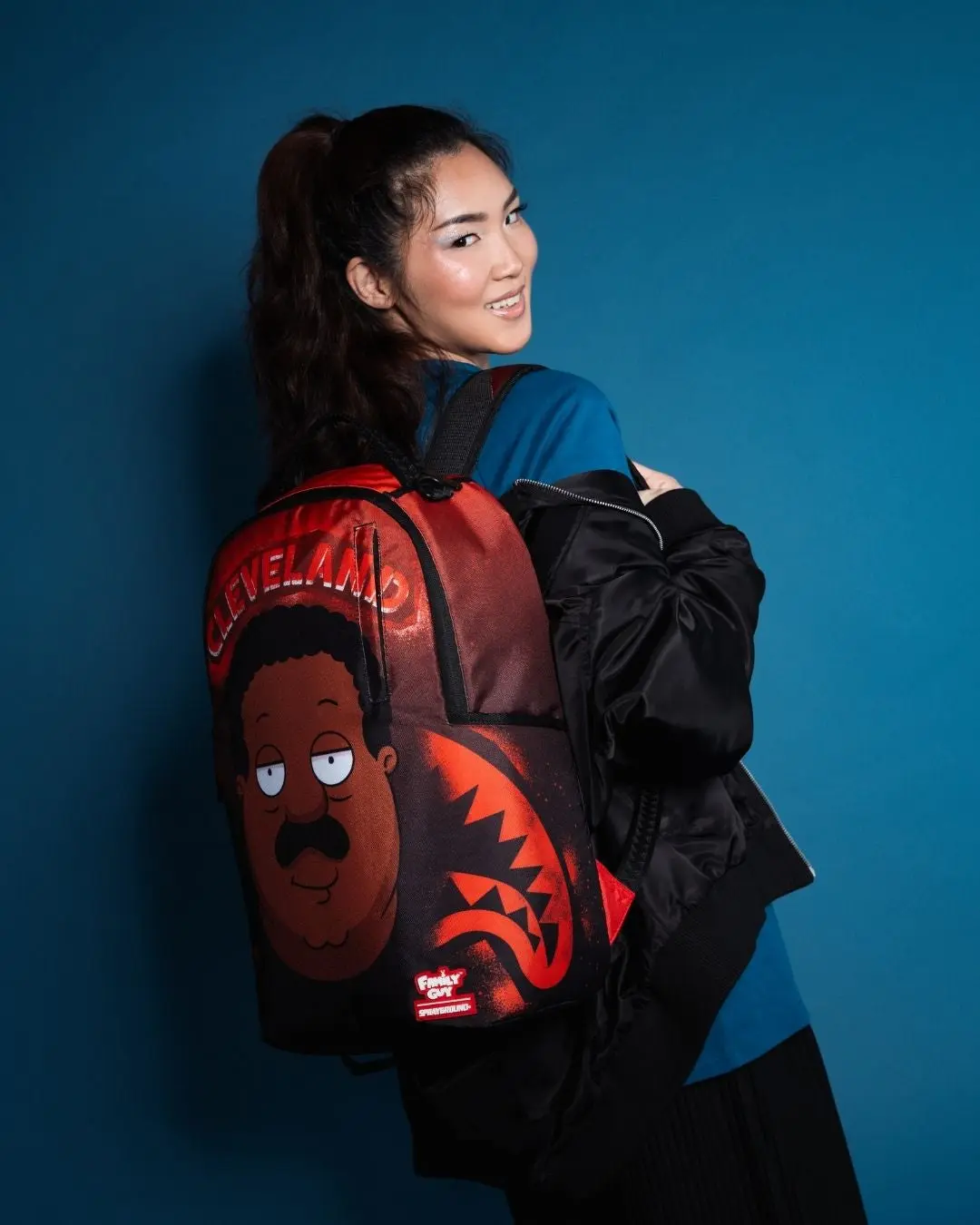 CLEVELAND SHARK FAMILY GUY DLXSR BACKPACK - Image 2