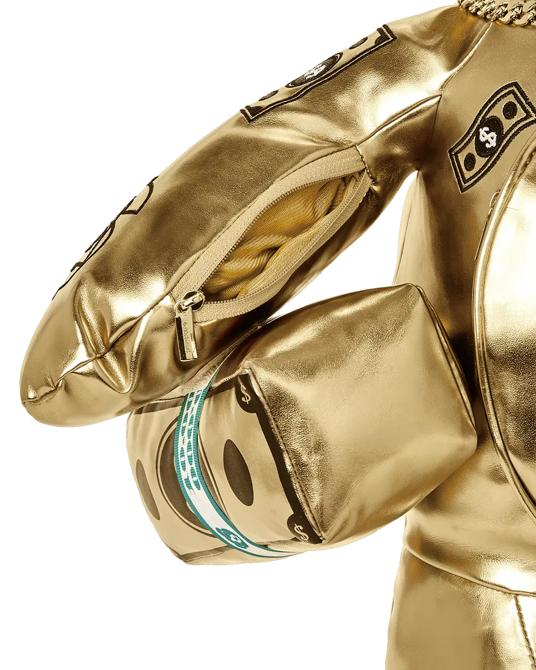 GOLD RUSH MONEYBEAR TEDDYBEAR BACKPACK - Image 10