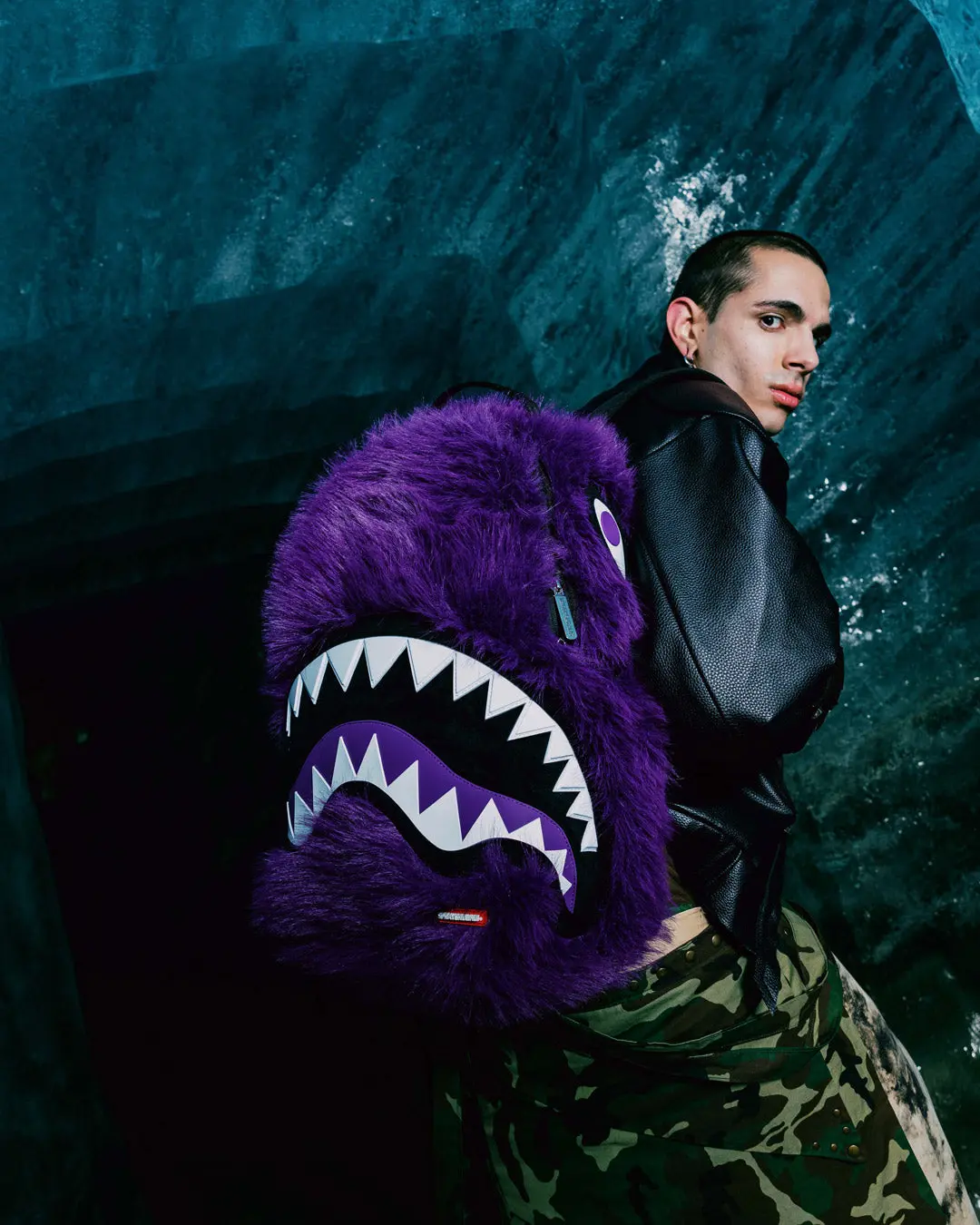 FURZILLA SHARK (PURP) BACKPACK - Image 2
