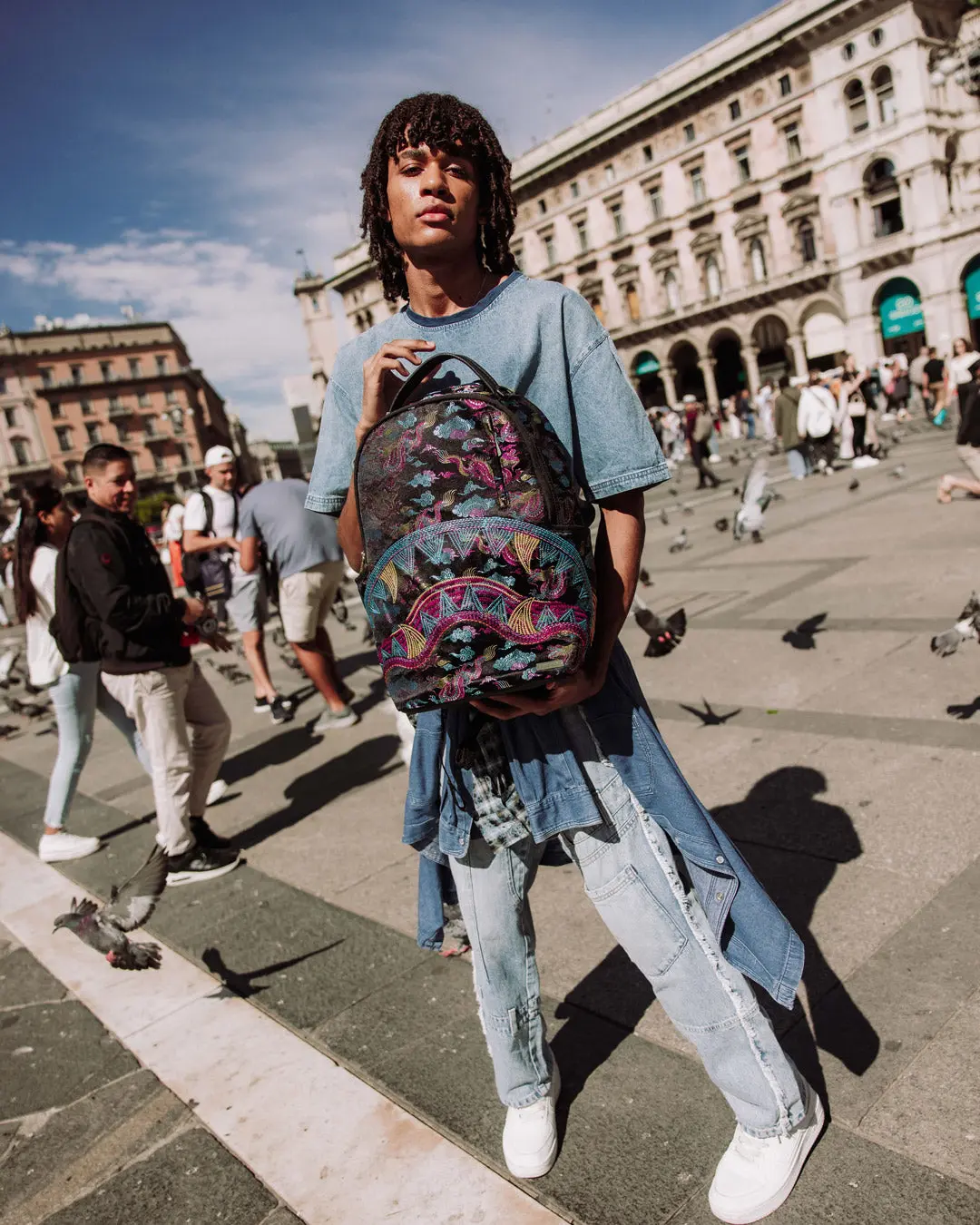 EMBROIDERED DRAGONS DLX BACKPACK - Image 2