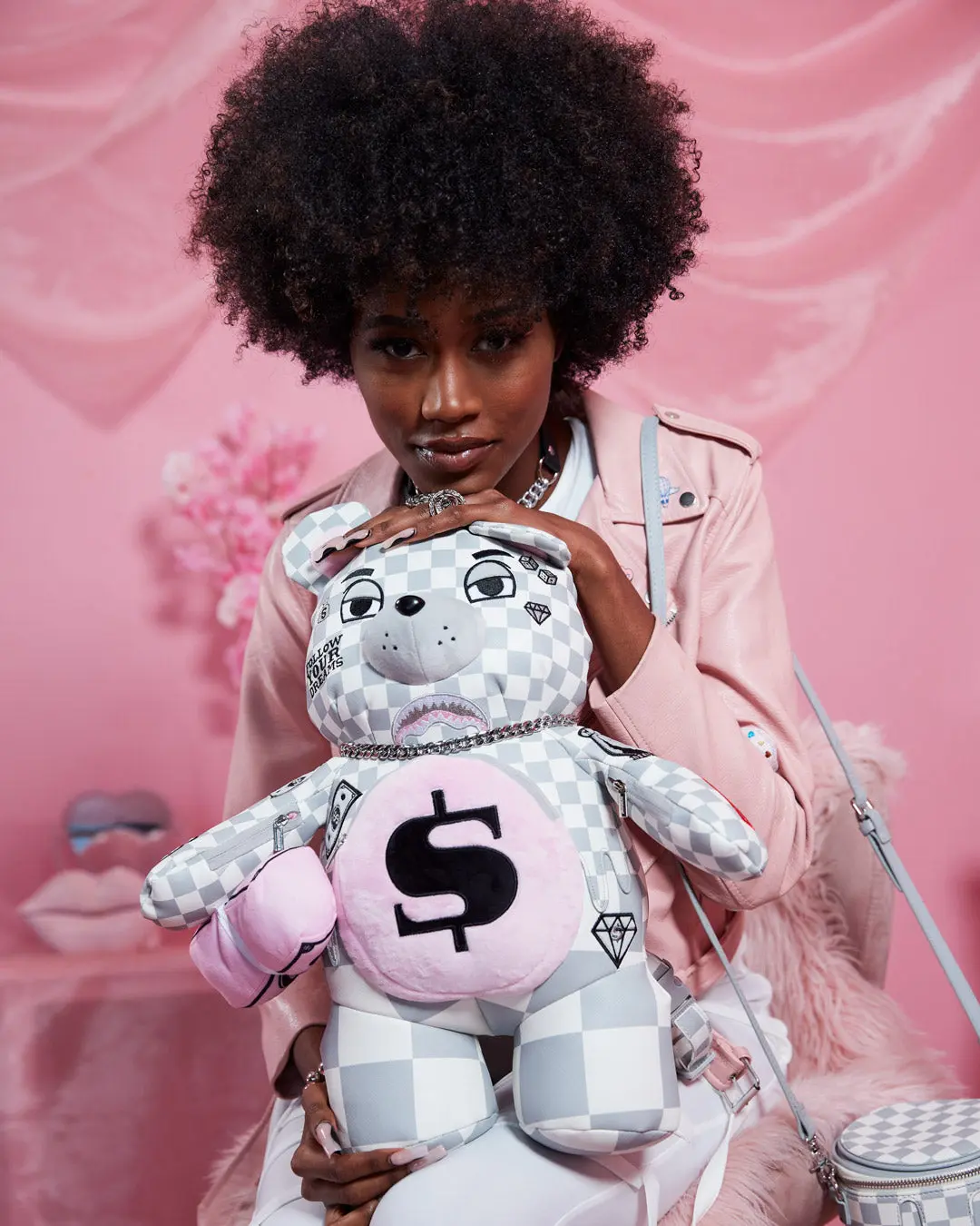 XTC LA PALAIS MEDIUM MONEYBEAR TEDDYBEAR BACKPACK - Image 8