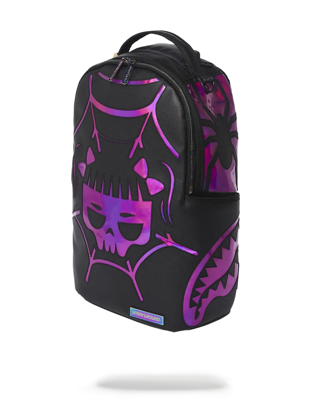 CAZZU IRIDESCENT CUT & SEW SPIDER SKULL SHARK BACKPACK (DLXV) - Image 3