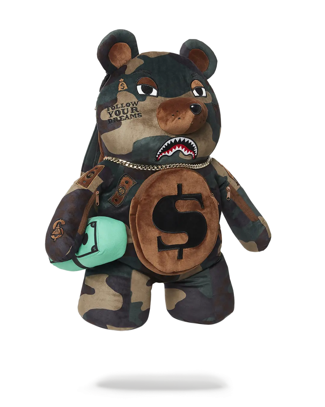 CAMOCHECK MONEYBEAR TEDDYBEAR BACKPACK - Image 3