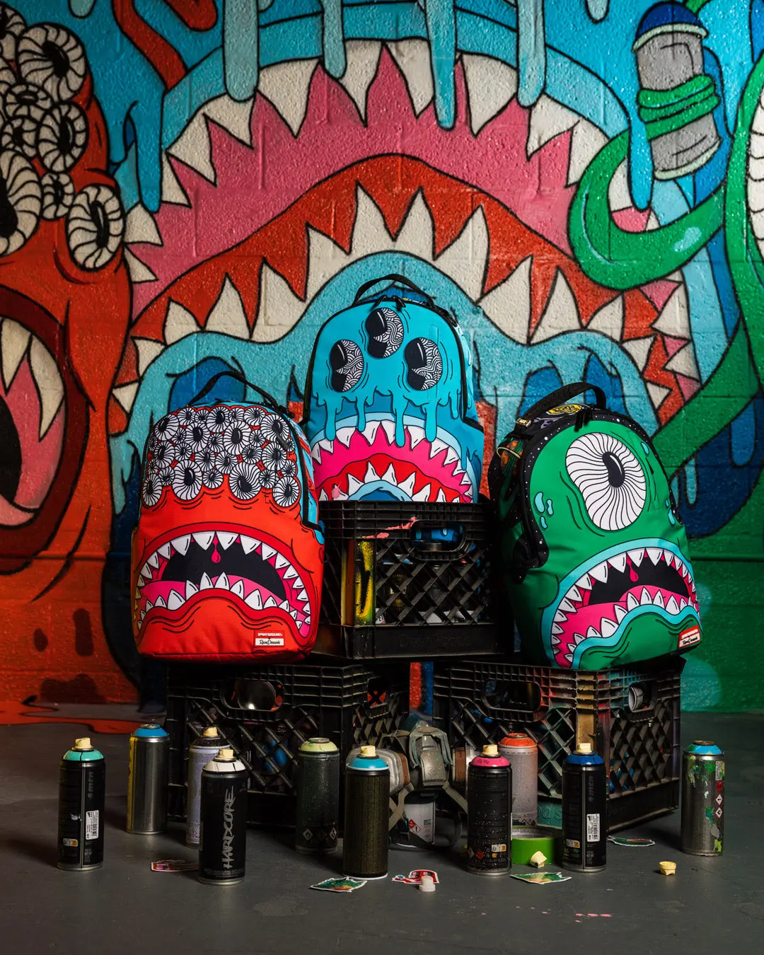 JORGE RODRIGUEZ THE ARTIST COLLAB BLINKY SHARK BACKPACK - Image 2