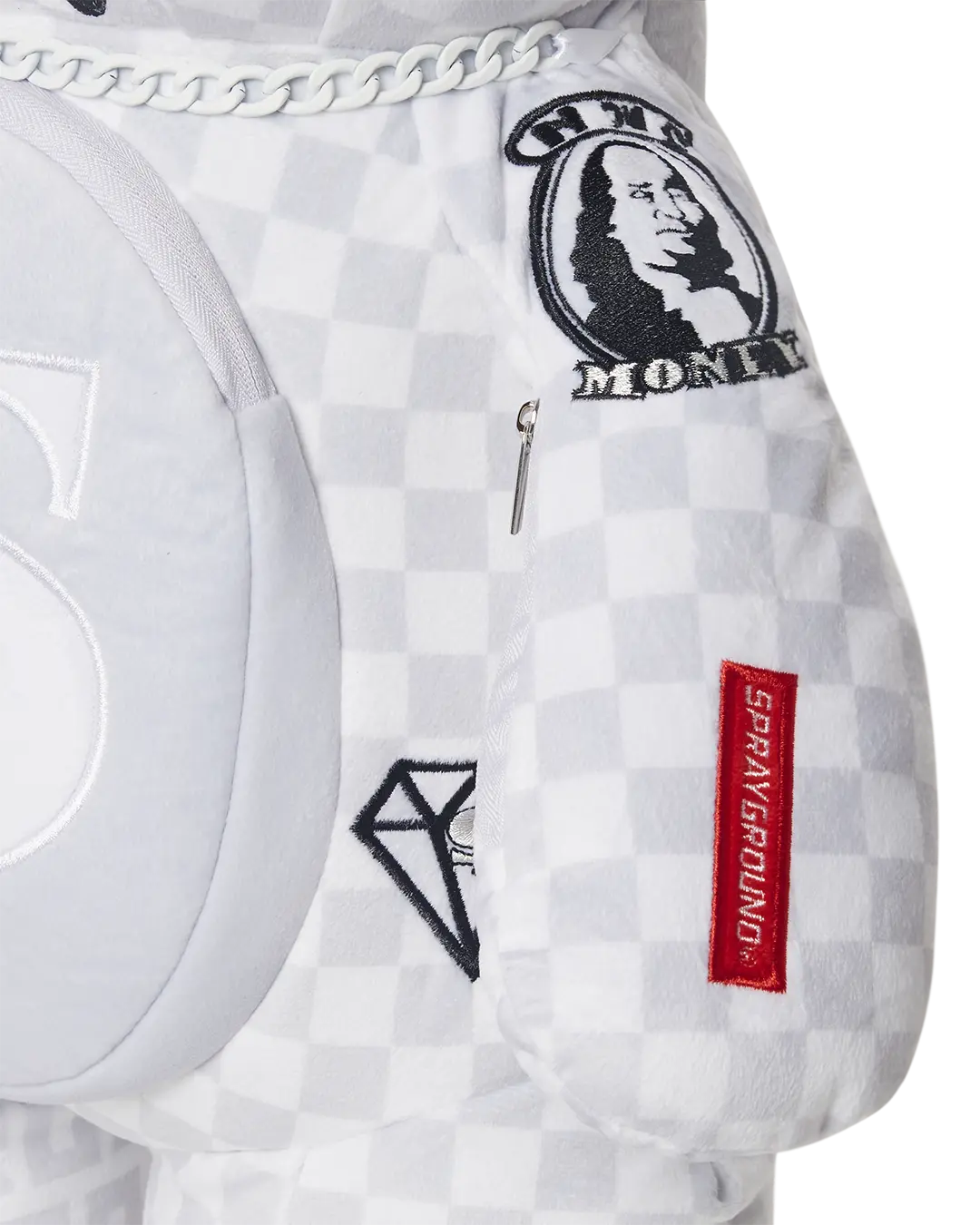 SPLIT THE CHECK (PEARL) MONEYBEAR TEDDYBEAR BACKPACK - Image 13