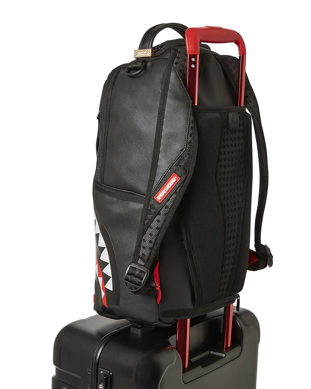 MOLDED SHARKITECTURE BLACK HARDSHELL CARRY-ON LUGGAGE - Image 13