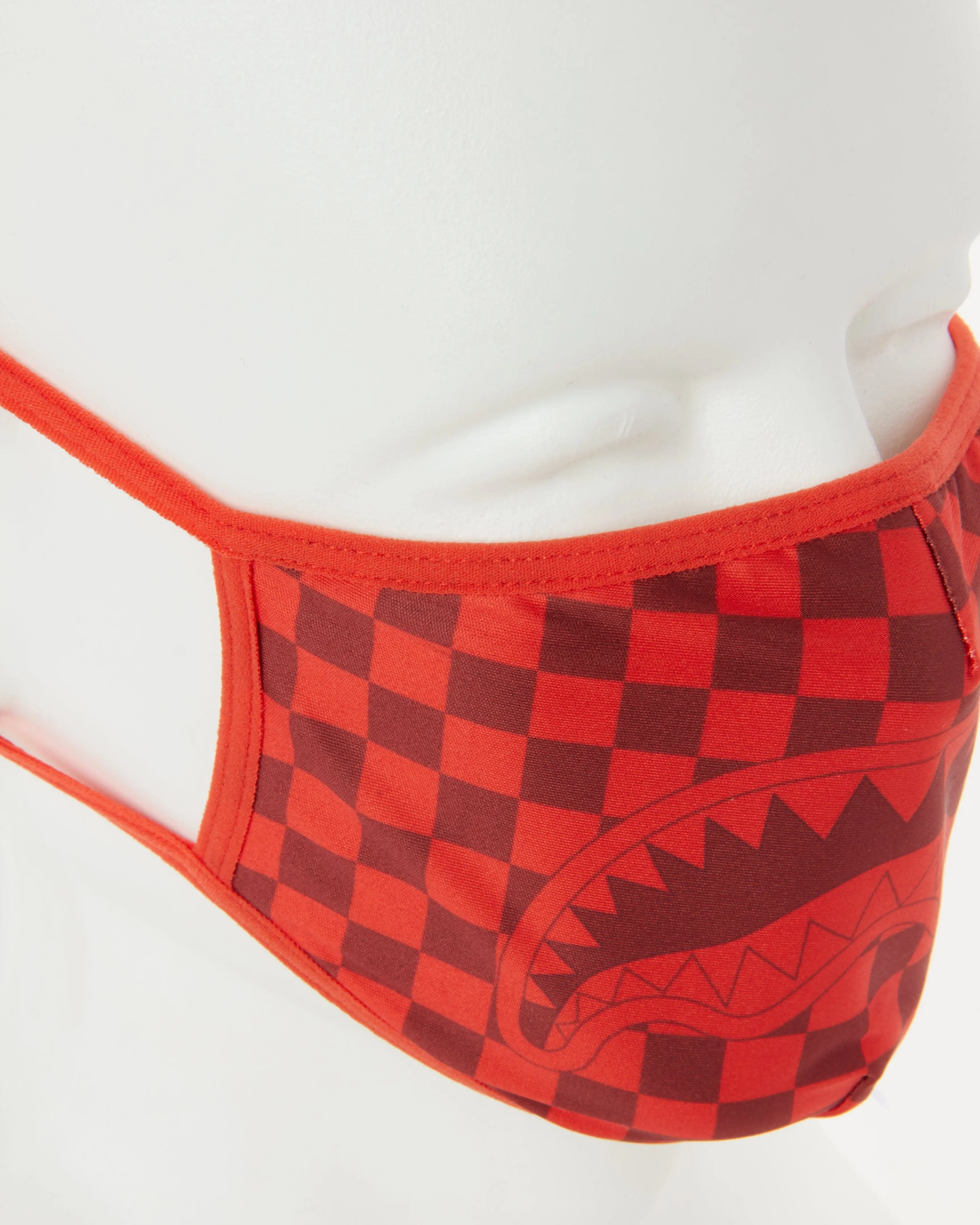 SHARKS IN PARIS (RED) FORM-FITTING MASK - Image 4