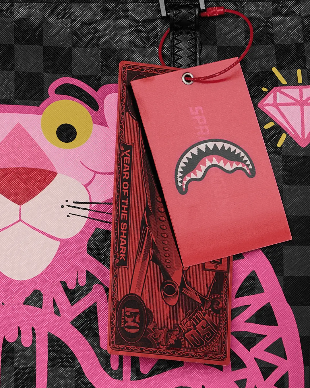 PINK PANTHER DIAMOND SHARK TOTE - Image 10