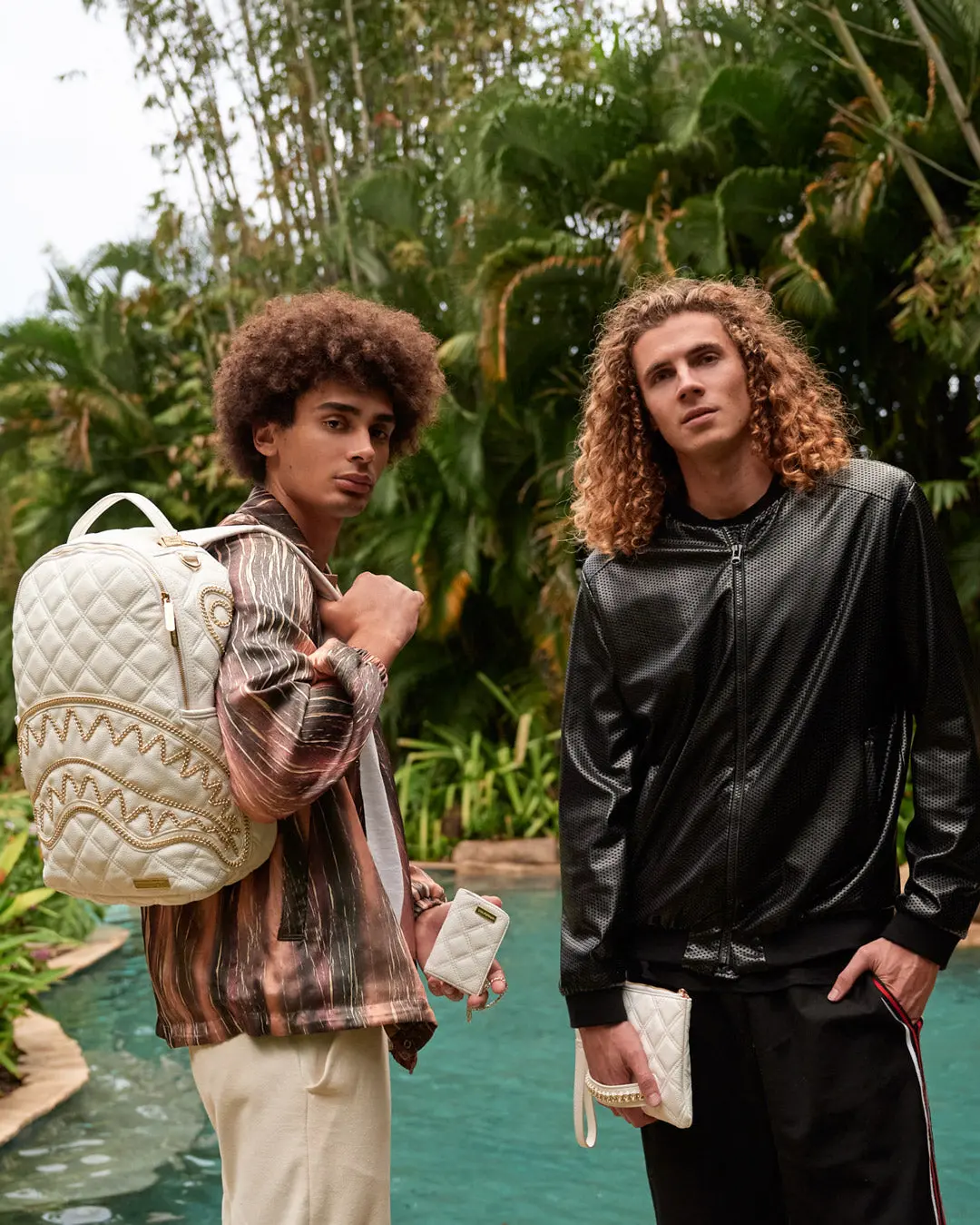 RIVIERA LE BLANC GOLD CHAIN SHARK BACKPACK (DLXV) - Image 8