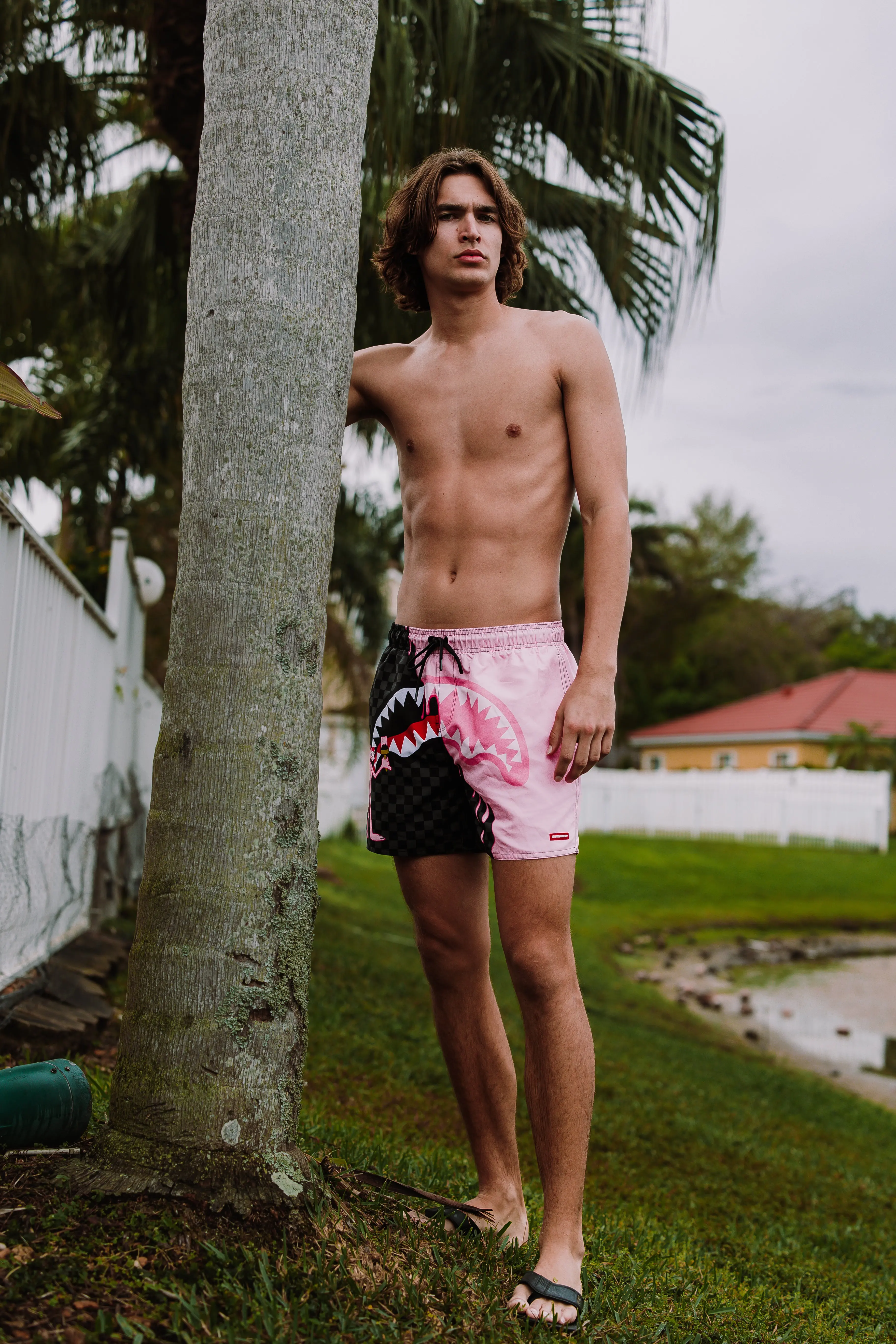 PINK PANTHER PINK PAINTER SWIM SHORTS - Image 9