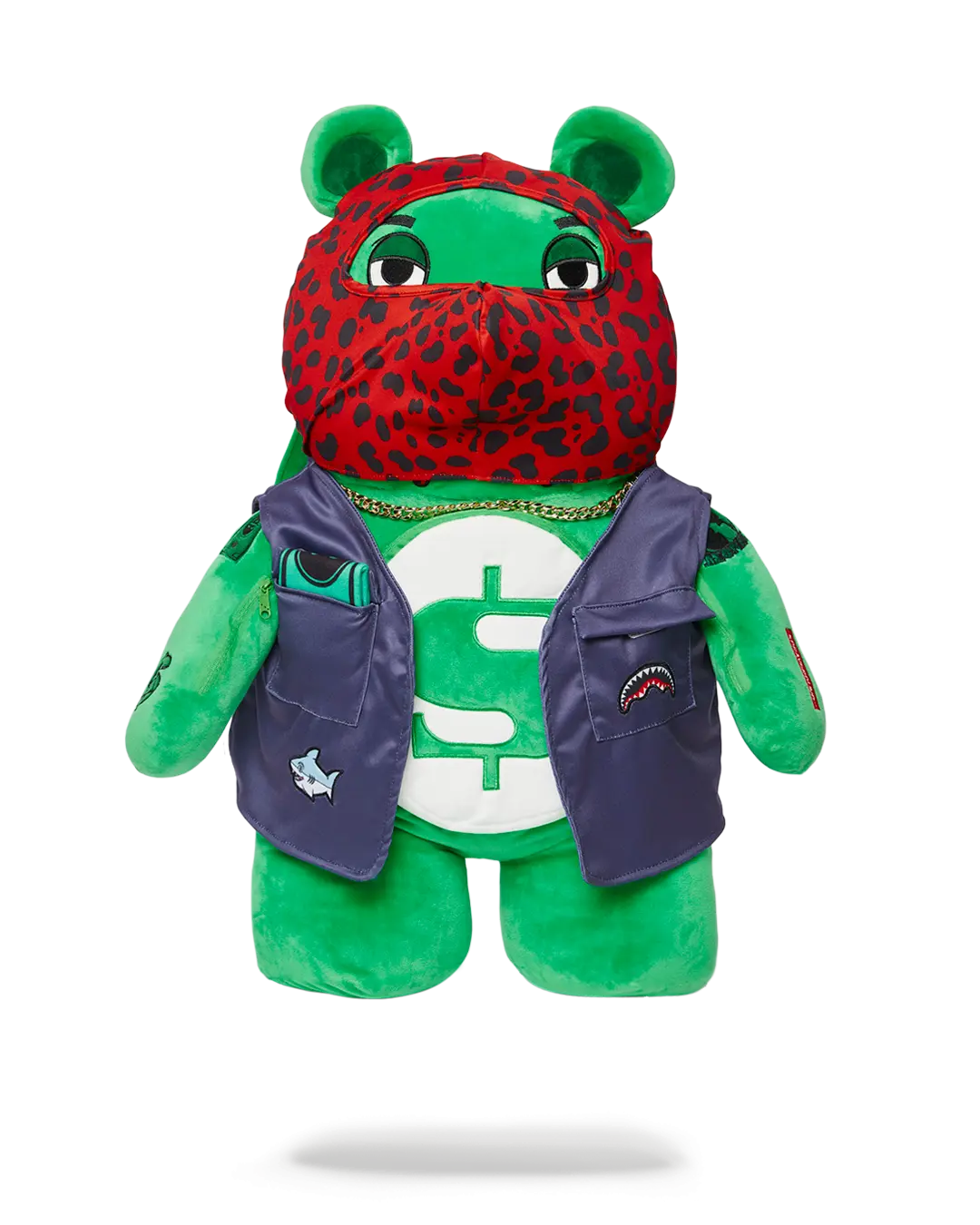 SKI MASK THE BEAR - MONEYBEAR TEDDYBEAR BACKPACK