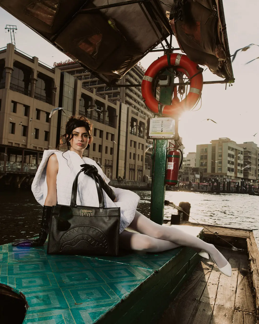 GOLD BRICK DRIP TORTUGA TOTE - Image 6