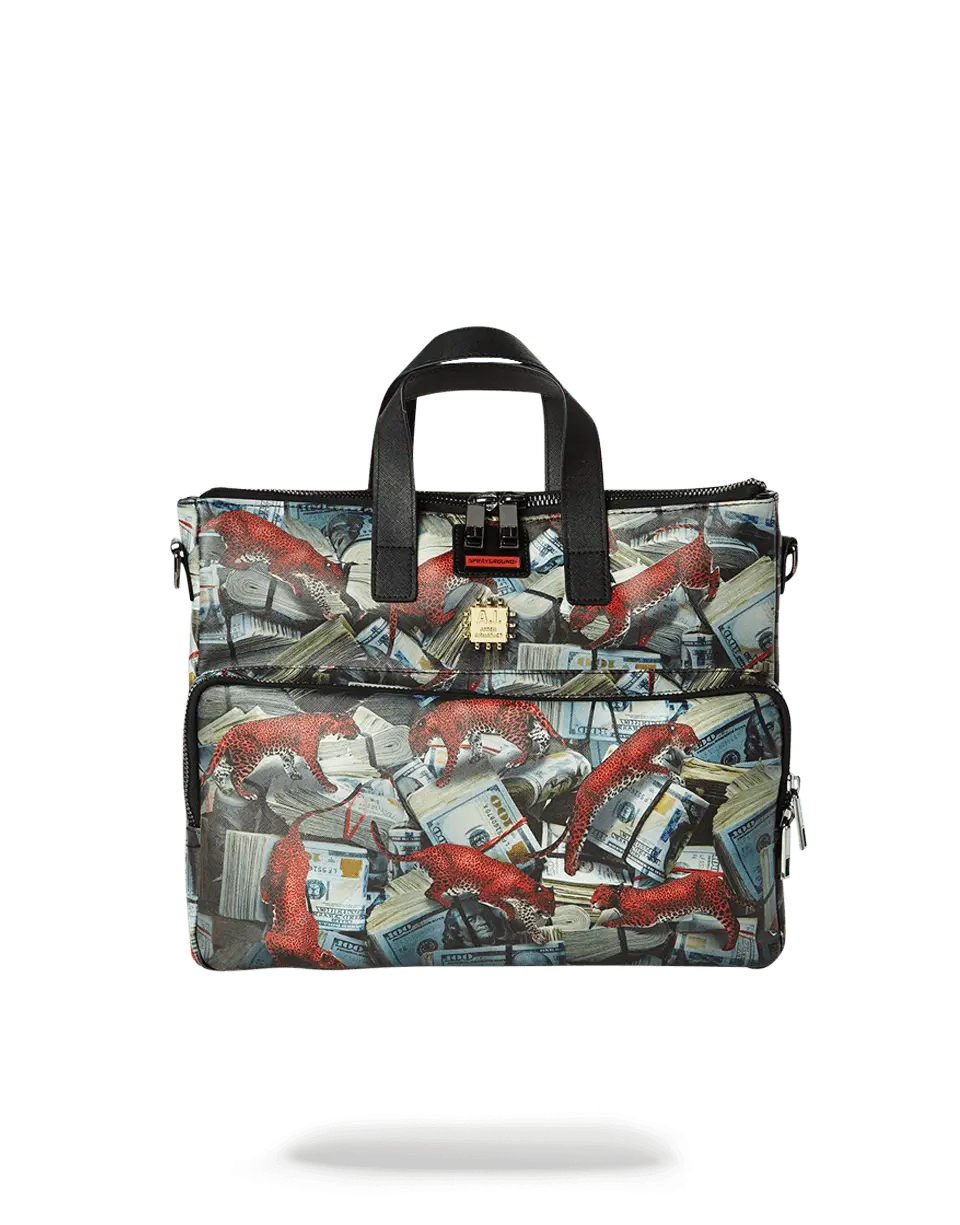 RED LEOPARD MONEY TRAVEL CASE - Image 2