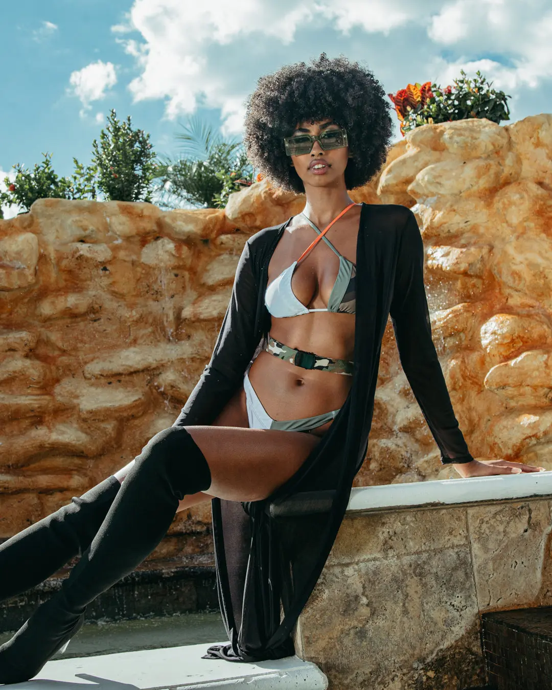SPLIT BITE CAMO BIKINI - Image 16
