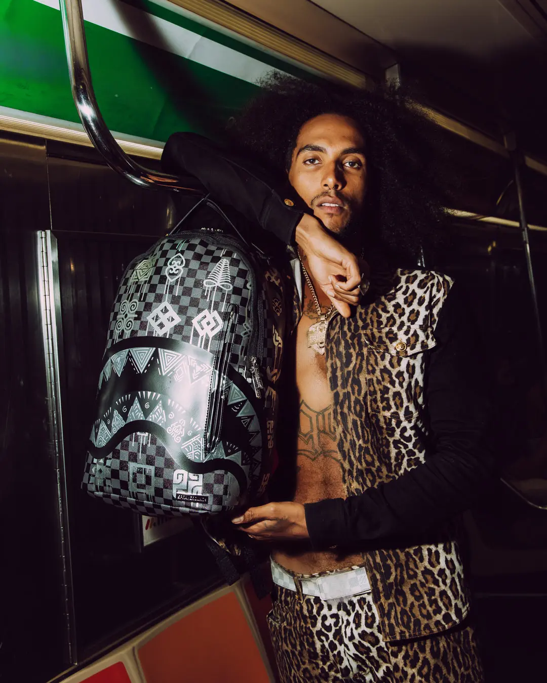 AFRICAN INTELLIGENCE 9 POWER GLYPHICS BACKPACK - SANDFLOWER COLLAB - Image 12