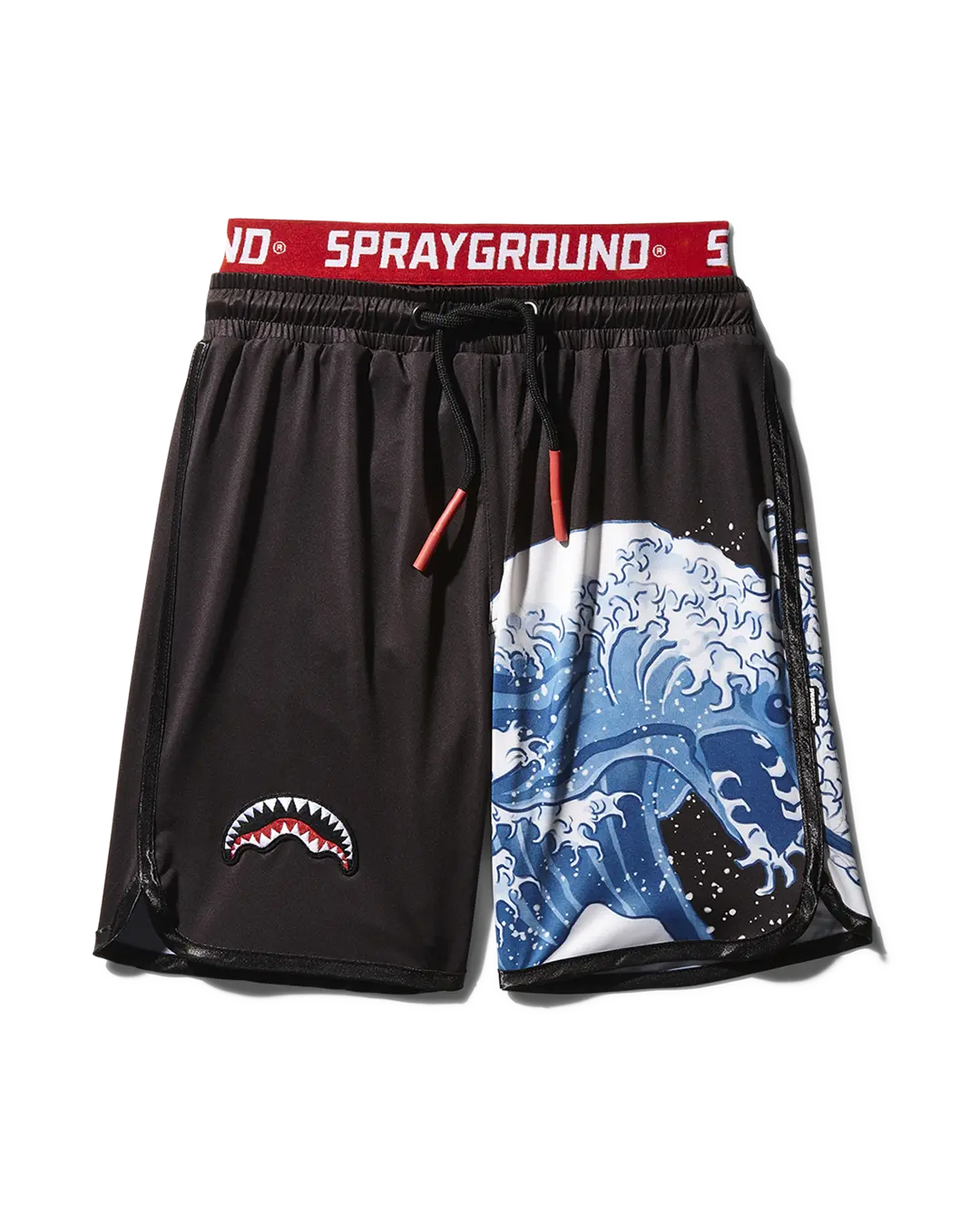 KIDS JAPAN WAVE SWIM TRUNKS (BLACK)