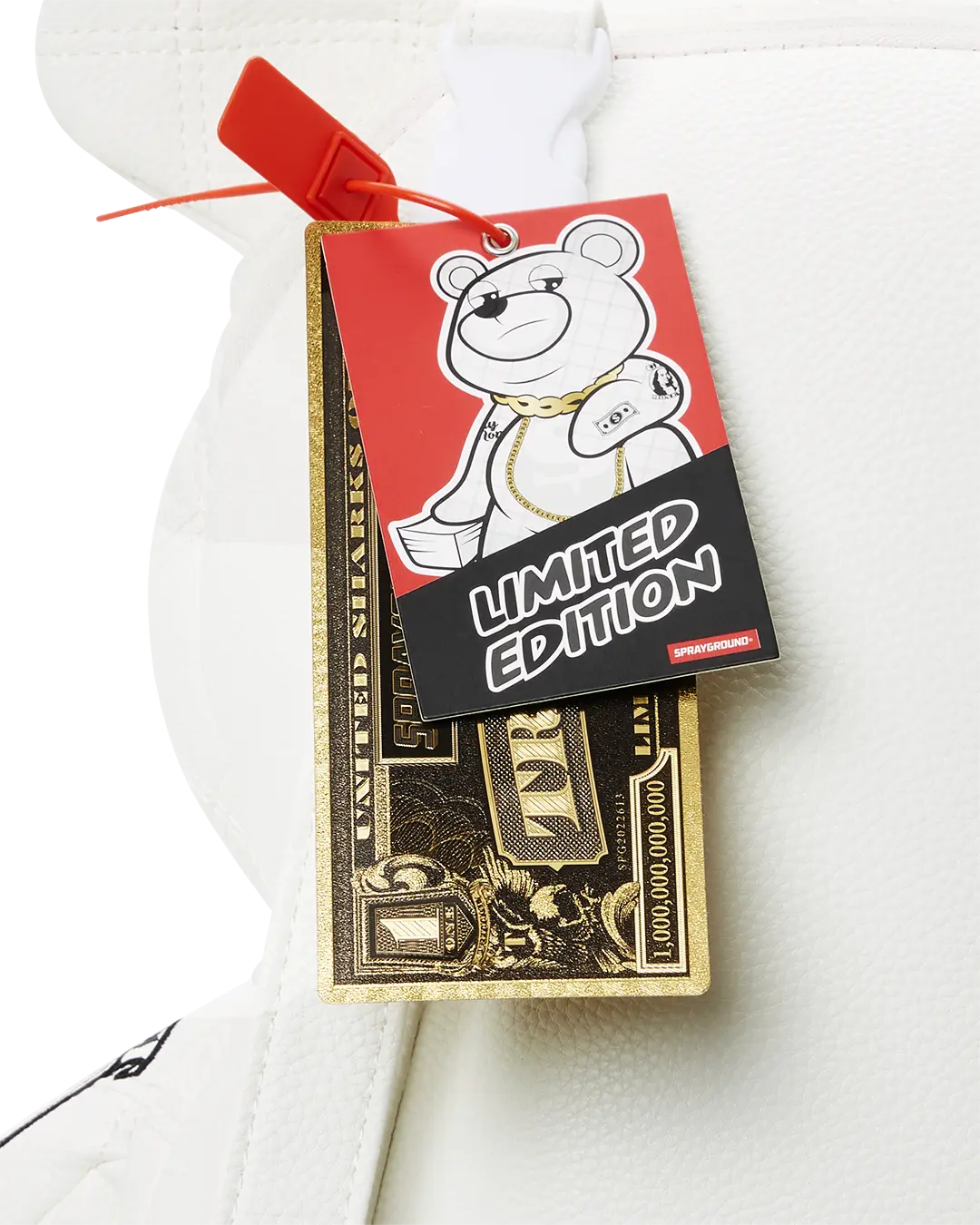 RIVIERA LE BLANC GOLD CHAIN MONEYBEAR TEDDYBEAR BACKPACK - Image 13