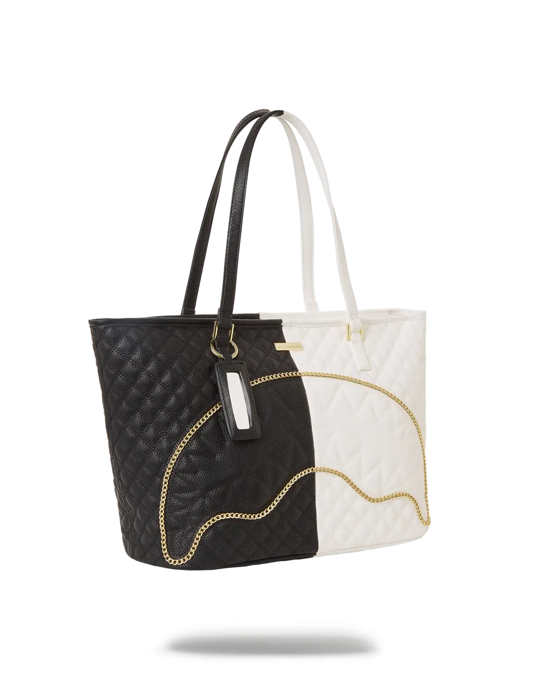 LEVELED UP SPLIT QUILT SHARK TOTE - Image 3