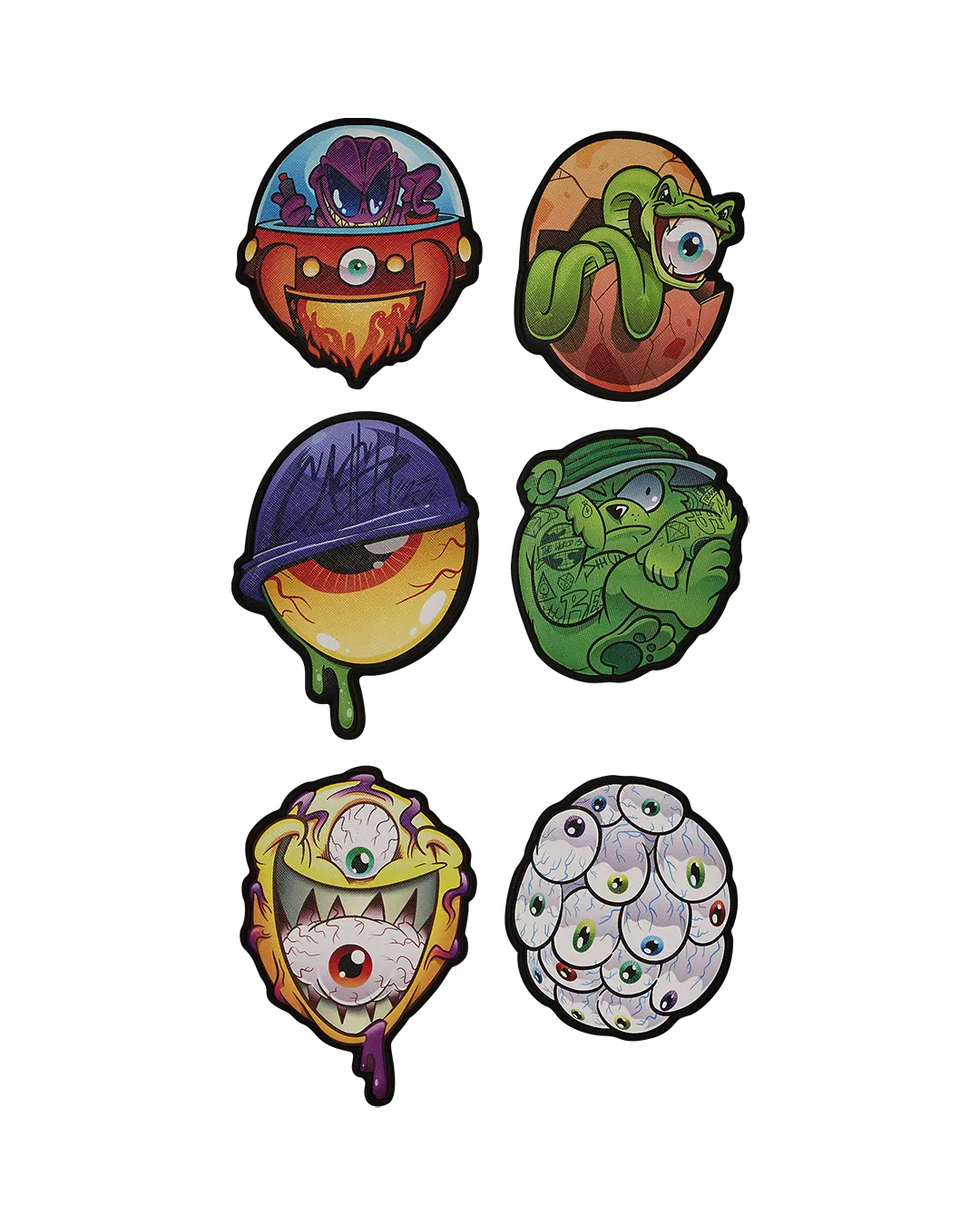 PSYCHO WORLD OF FUN BACKPACK (WITH REMOVABLE VELCRO EYE PATCHES) - Image 14