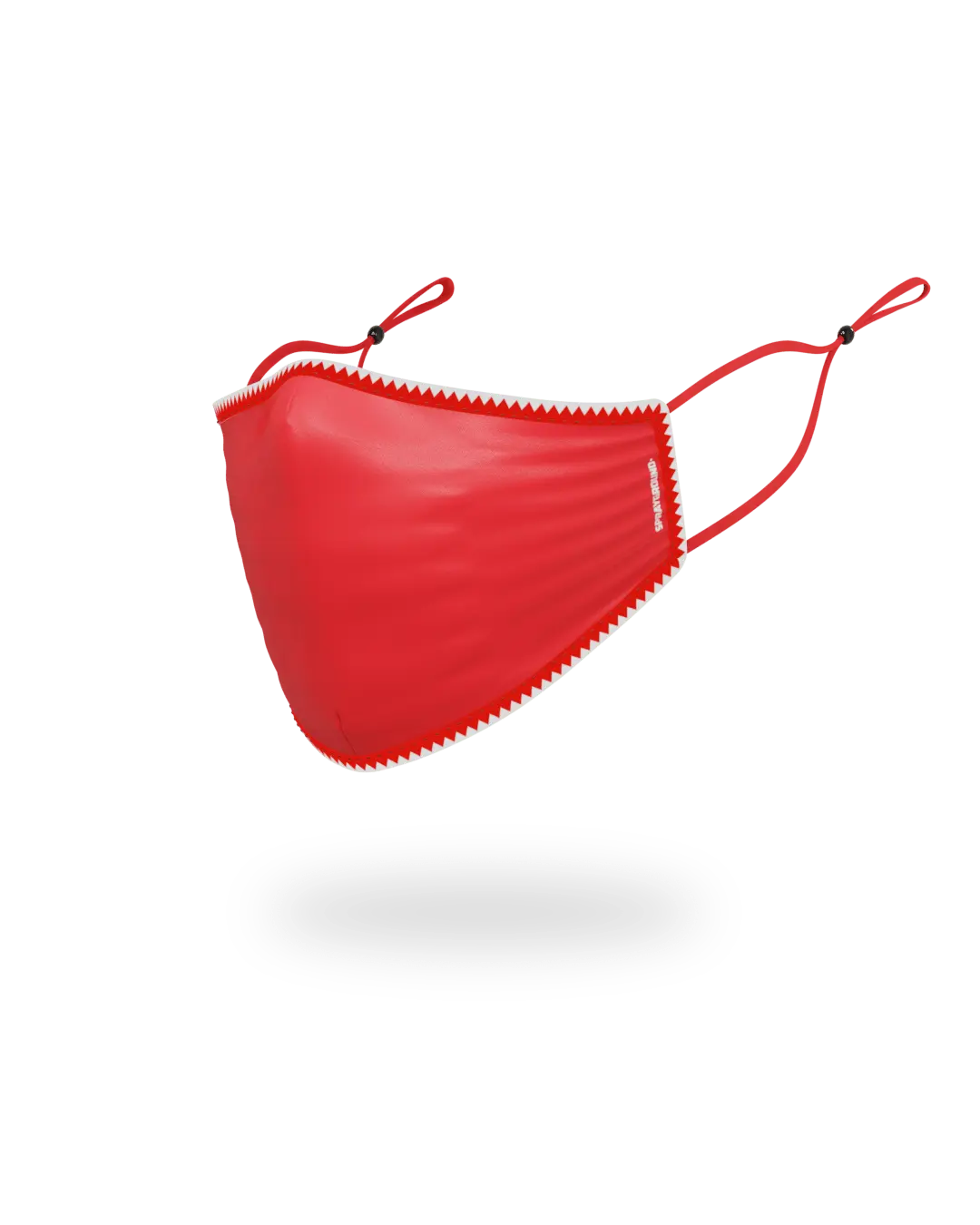 ADULT VERTICAL SHARK (RED) FORM-FITTING FACE MASK - Image 2