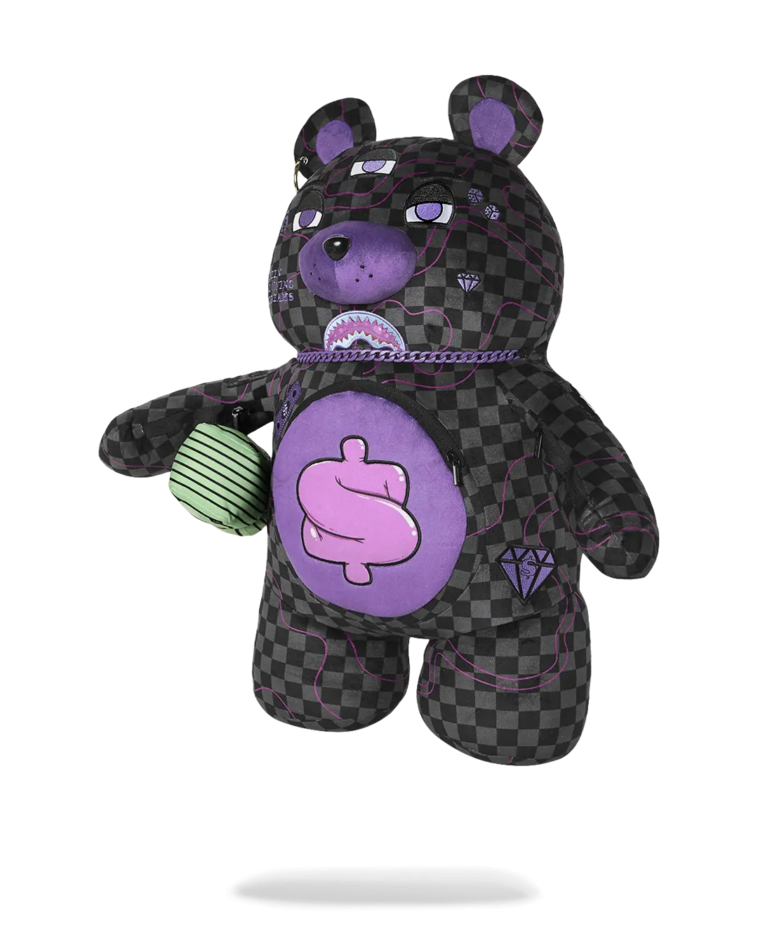 PURPLE SLIME SHARK MONEYBEAR BACKPACK - Image 5